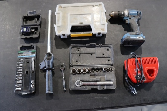 2 Boxes to go - hangers, cable, drills & more