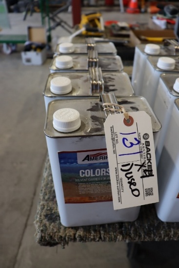 Times 4 - Ameri Polish 1 gallon color solve - 1 is 1/2 full