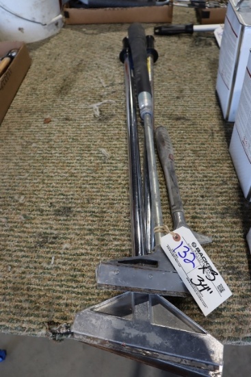 Times 3 - 34" hand scrapers