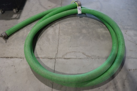 Approximately 4" x 15' green suction hose