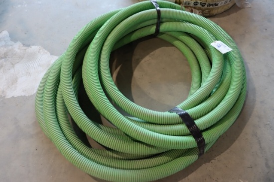 Appromately 2" x 50" green suction hose