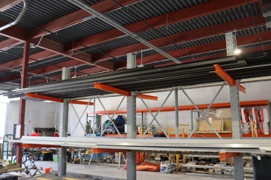 Top Row on cantilever rack - Manko Aluminum extruded door & window frames u