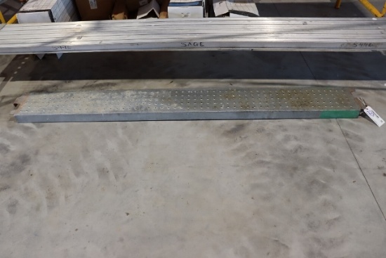 9" x 80" Galvanized ramp