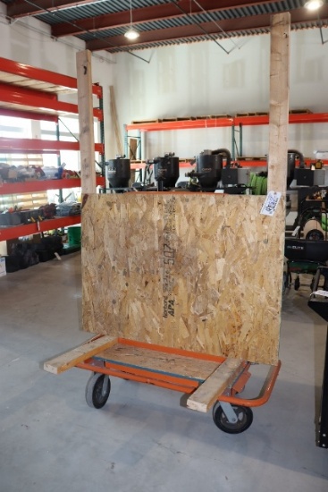 48" Pentagon portable drywall/panel cart