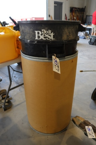 All to go - 3 trash cans - 2 plastic - 1 cardboard