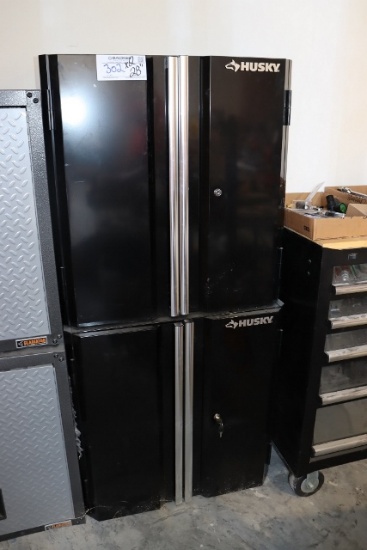 Times 2 - Husky 28" wide wall mount metal cabinets
