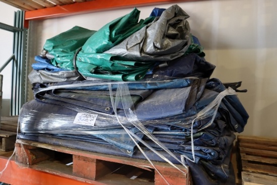 Pallet to go - Large lot of tarps
