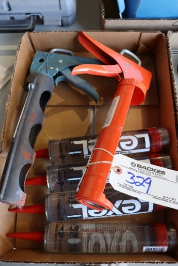 Box to go - Lexel & 2 caulk guns