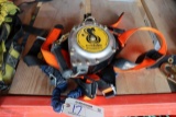 Orange Body Guard safetyharness w/  lanyard & 20' retractable Kwik Safety L