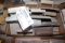 Box flat to go - Assorted concrete finishing hand tools - Edgers, mags, & m