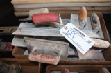 Box flat to go - Assorted concrete finish hand tools