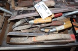 Box flat to go - Assorted concrete finishing hand tools