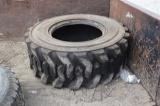12-16.5 Power King skid steer tire only - no wheel, showing some wear