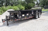 2020 Doolittle 8216 Low Profile Pro 14,000# - 16' tandem axle dump trailer,