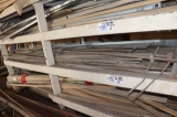 3 sections to go - Assorted metal stakes, stands, pipe, & more