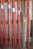 All to go - 3 assorted length aluminum poles for concrete finishing tools -