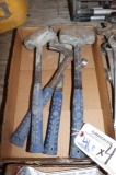 Times 4 - Estwing hammers - 3 are approx. 8 lb. hand mauls