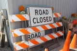 Times 2 - 6' x 8' road closed signs