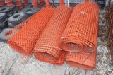 All to go - Assorted orange safety fencing