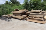 All to go - 3 pallets of wood forms & more