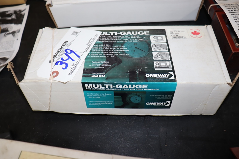 Oneway multi gauge flat foot parallel base Proxibid