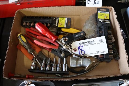 Box to go - 3/8" drive Allen & Tork sockets, wire strippers & more