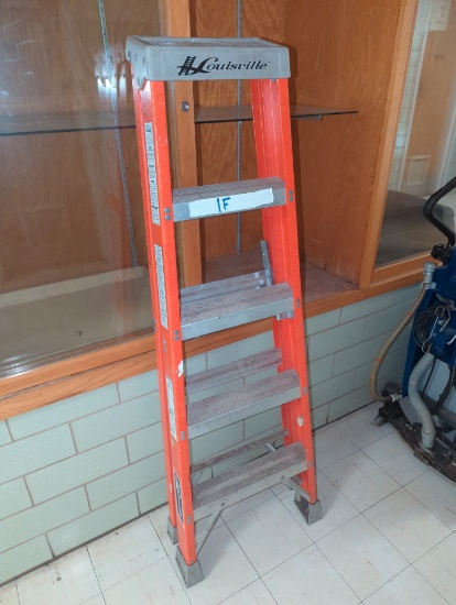Just  added - Louisville 5' fiberglass step ladder