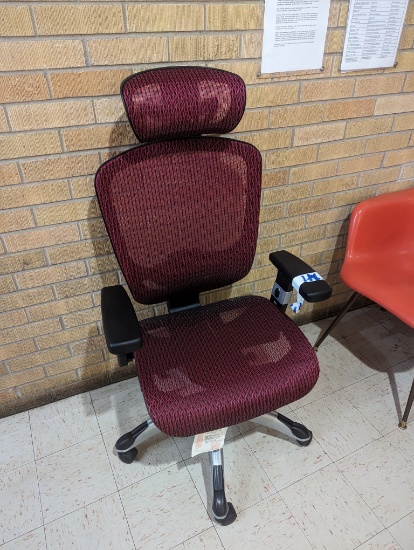 Just added - Red & black ergonomic office chair - nice condition