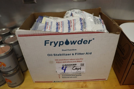 New case of Fry powder oil stabilizer packets