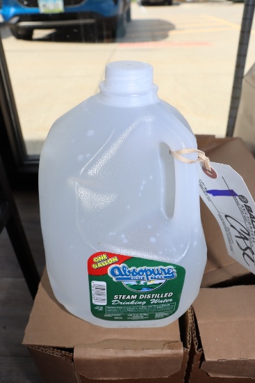 Case of 6) 1 gallon distilled water