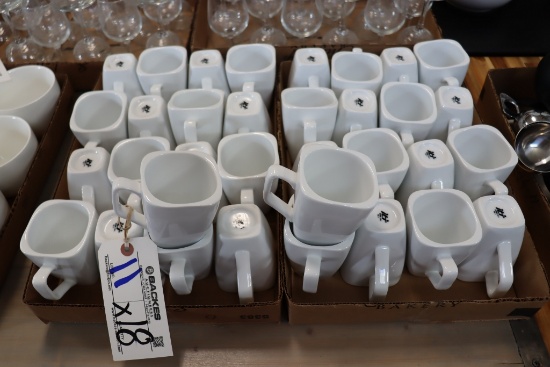 Times 18 - ITI white coffee mugs