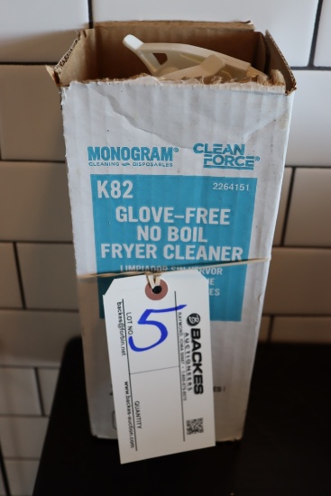 Case of K82 no boil fryer cleaner bottles