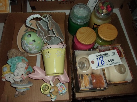 All to go - novelties and candles    2 boxes