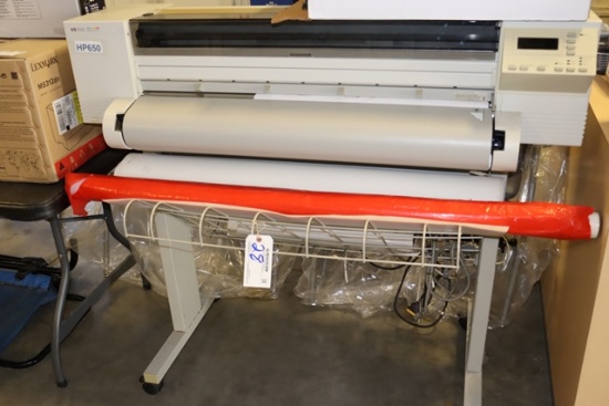 Hewlett Packard Design Jet 6500 portable 36" printer with 24" paper rolls