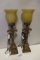 Pair of Gothic accent lamps - 27
