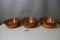 Times 3 - Hanging copper bowls - 11