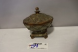 Decorative bowl with lid - 9