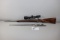 Sako AV left handed bolt action rifle with Burress 4.5X x 14X scope - with