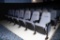 All to go - 69 blue patterned tweed cinema chairs - right side - buyer need