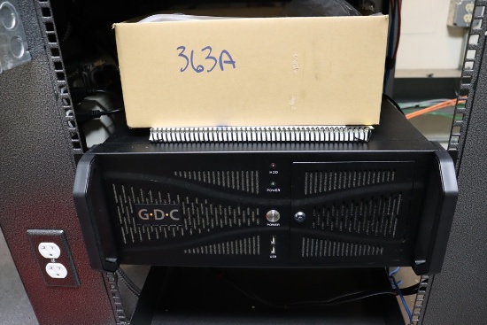 Kneisley component rack to include: GDC model SX-2000 digital cinema server