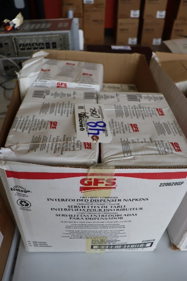 3/4 case of GFS dispenser napkins