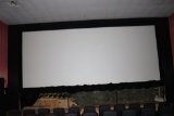 Harkness 14' x 32' perluxe movie screen with steel frame (buyer does not ha