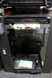 Kneisley component rack to include: Net Gear Ready NAS2100 network switch,