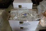 Times 4 - Boxes of white plastic forks & knives - 2 boxes of each