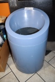 Times 2 - Blue round trash cans