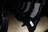 Times 7 - Dolphin grey & black vinyl lean back cinema chairs - buyer to ins