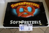 All to go - 6 plastic pretzel signs