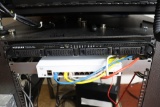 Kneisley component rack to include: Net Gear Ready NAS2100 network switch,