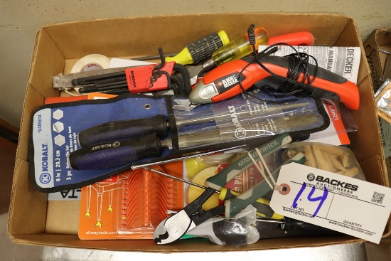 Box flat to go - Files, Allen wrenches, & more