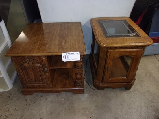 Pair to go - end tables, rough